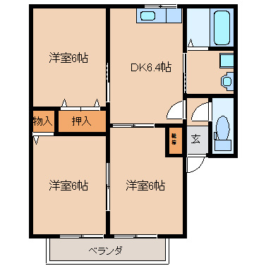 エクセルコートAの間取り