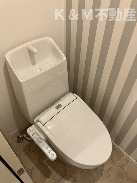 ディーローブル南柏のトイレ|落ち着いたトイレです