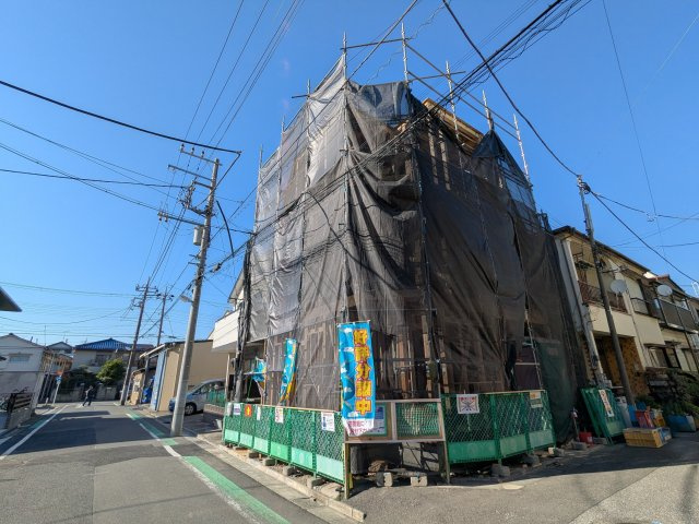 葛飾区東新小岩４丁目の新築戸建の外観|～現地外観写真～