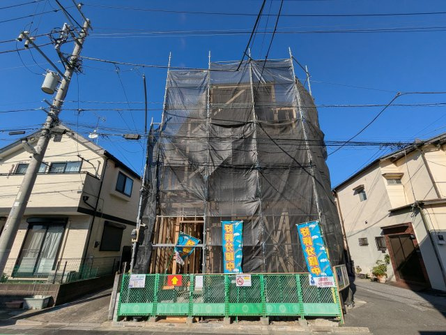 葛飾区東新小岩４丁目の新築戸建の外観|～現地外観写真～