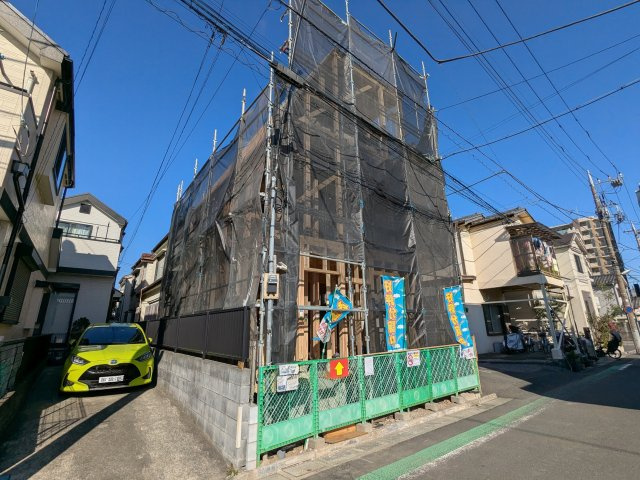 葛飾区東新小岩４丁目の新築戸建の外観|～現地外観写真～