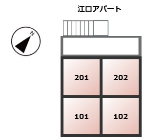 【区画図】 | 江口アパート