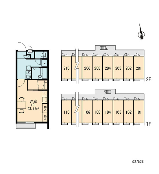 SENAハウスの区画図