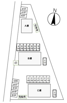 【区画図】 | コーポ・レーベン A