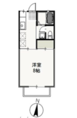 【間取り】 | コーポ・レーベン A