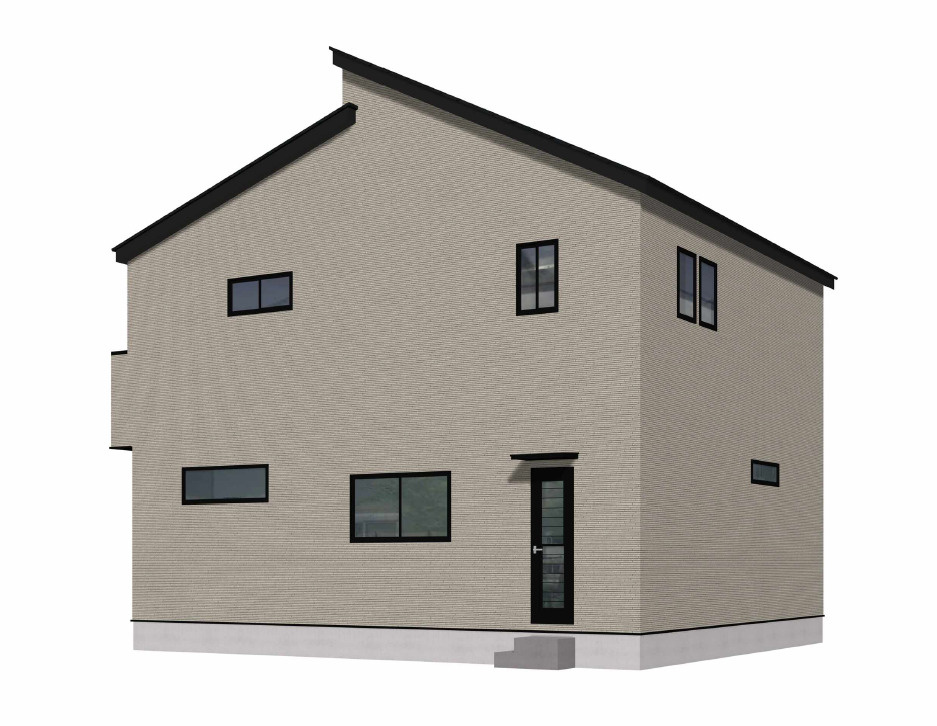 北九州市八幡西区森下町2期2号棟の外観パース|外観パースです