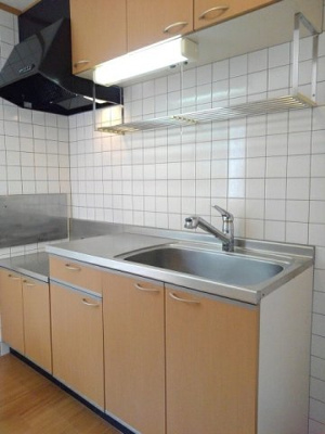 【キッチン】 | ブル－スカイＢ | 使いやすいキッチンです