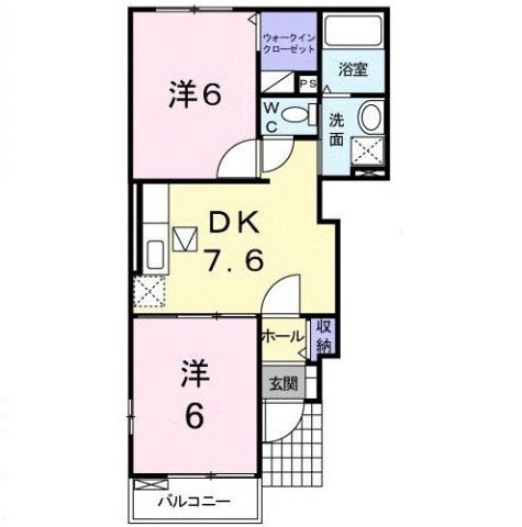 ベルフィオーレＢの間取り