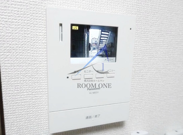 ボナハイム羽田のセキュリティ|モニター付きインターホンです。