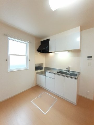 フローレンスＮのキッチン|コンパクトなキッチンで掃除もラクラク