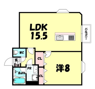 【間取り】 | villa　le　Euphoria KITANO