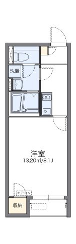 【間取り】 | レオネクストユミィ | 代表的な間取のため実際の間取とは異なる場合があります