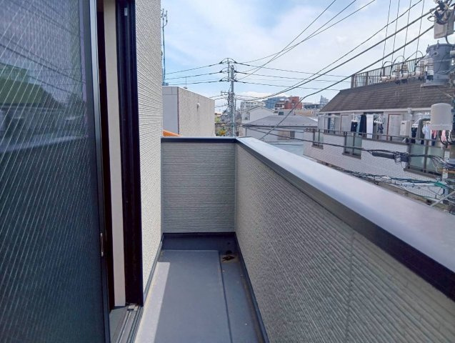 品川区大崎　新築戸建のバルコニー