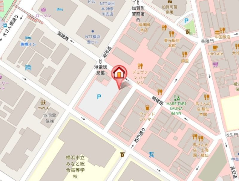 デュオ・スカーラ横濱山下町の地図