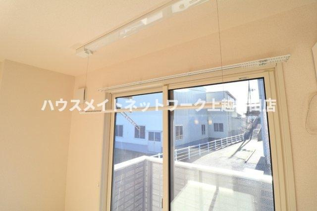 レガーロ潟町の展望|室内物干し
