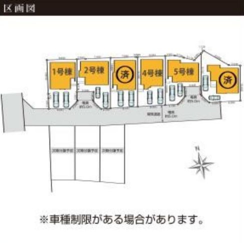 藤沢市本藤沢2丁目新築戸建て　2期1号棟の区画図|区画図「藤沢市本藤沢2丁目新築戸建て」