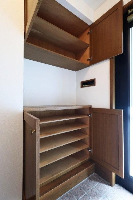 東雪谷４丁目住宅の収納|靴入