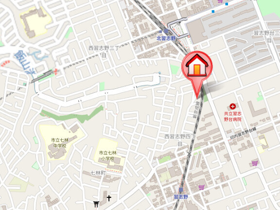 ミリアビタNo.10の地図