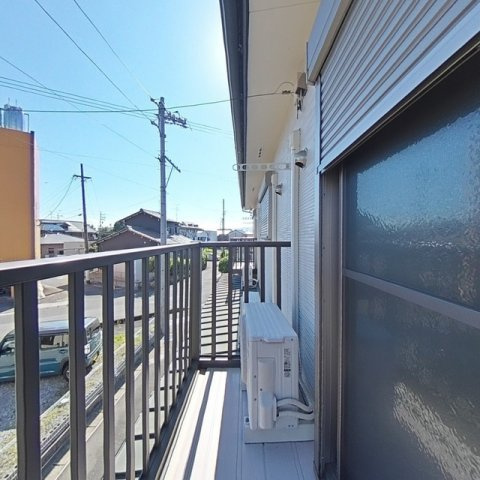 岐阜市島栄町２丁目の一戸建てのバルコニー