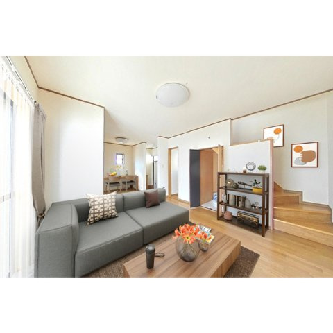 南陽荘の居間・リビング|CGイメージ　家具はつきません
