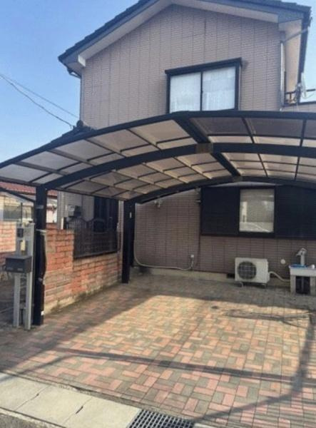 前橋市広瀬町中古の前面道路含む現地写真
