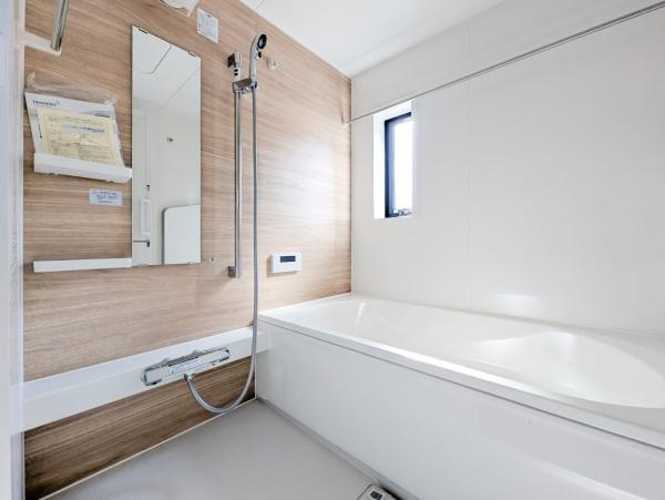 横浜市神奈川区西寺尾３丁目の新築一戸建の浴室|広々としたバスルームで一日の疲れをいやして下さい！