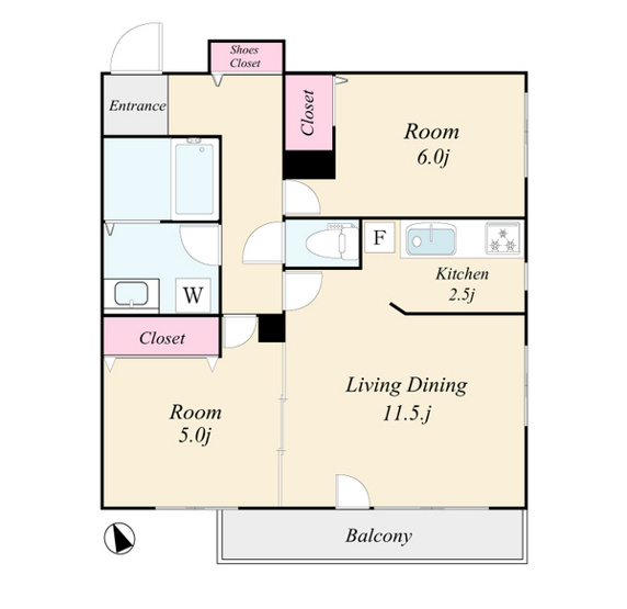 【間取り】 | エミネンス瀬田