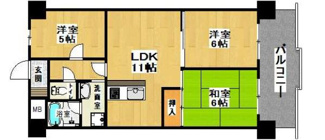 【間取り】 | 朝日プラザ美章園