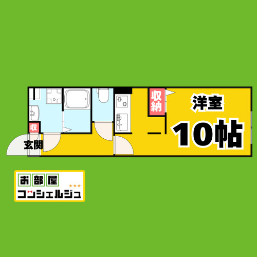 quador今池EAST(クアドールイマイケイースト)の間取り