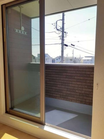 アプリコットＢのバルコニー