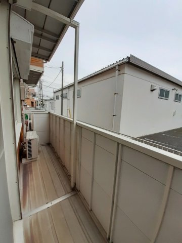 ヒルズ長島Ｃのバルコニー