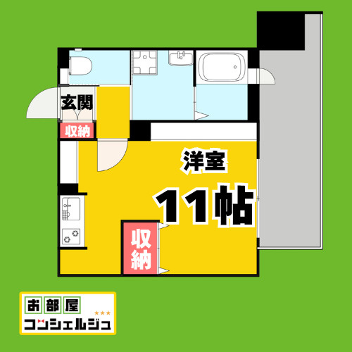 ルシェット白川公園の間取り