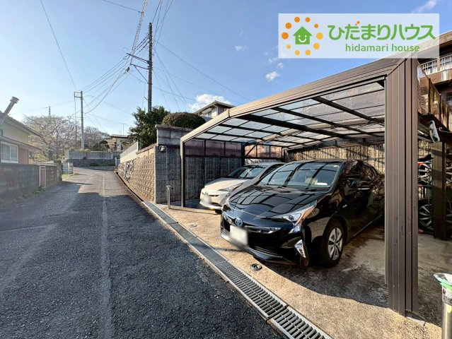 日立市田尻町2丁目　中古戸建の前面道路含む現地写真|カースペースは2台分確保!(^^)!