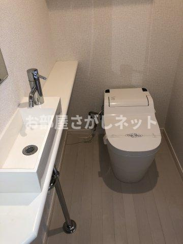 レスツオン参宮橋【おとり物件なし】#学生・社会人にオススメ！初期費用分割払いOK！のトイレ