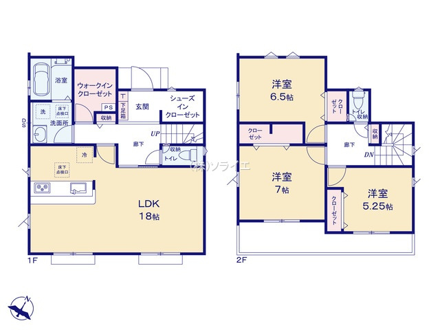 狭山市広瀬台11期全7棟　新築戸建　グラファーレの間取り|2026/7/3撮影
