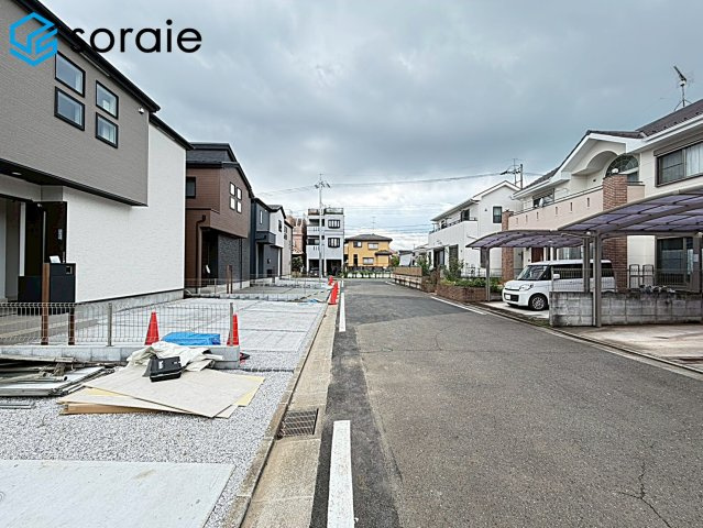 狭山市広瀬台11期全7棟　新築戸建　グラファーレの前面道路含む現地写真|2026/7/3撮影