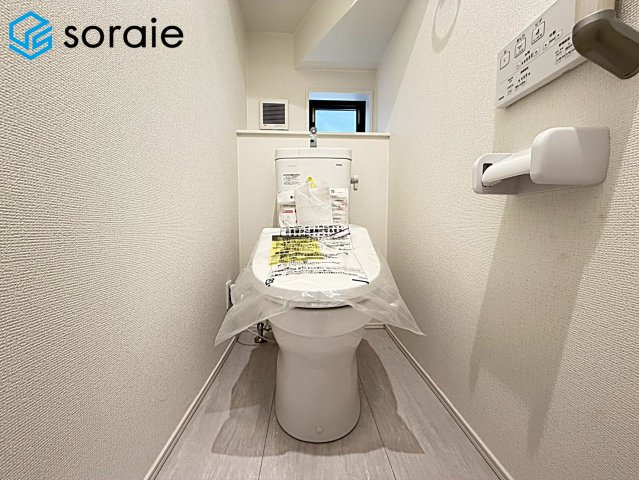狭山市広瀬台11期全7棟　新築戸建　グラファーレのトイレ|2026/7/3撮影