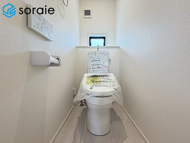 狭山市広瀬台11期全7棟　新築戸建　グラファーレのトイレ|2026/7/3撮影