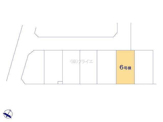 狭山市広瀬台11期全7棟　新築戸建　グラファーレの区画図|2026/7/3撮影