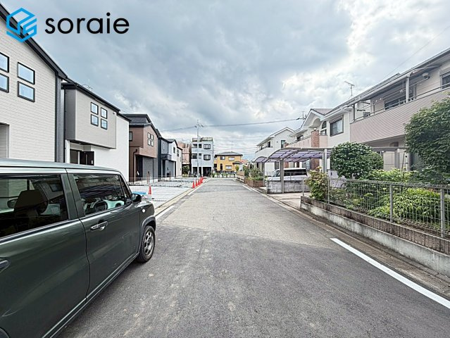 狭山市広瀬台11期全7棟　新築戸建　グラファーレの前面道路含む現地写真|2026/7/3撮影
