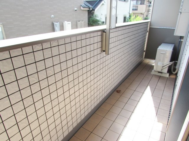 ヴァンベール仁川のバルコニー