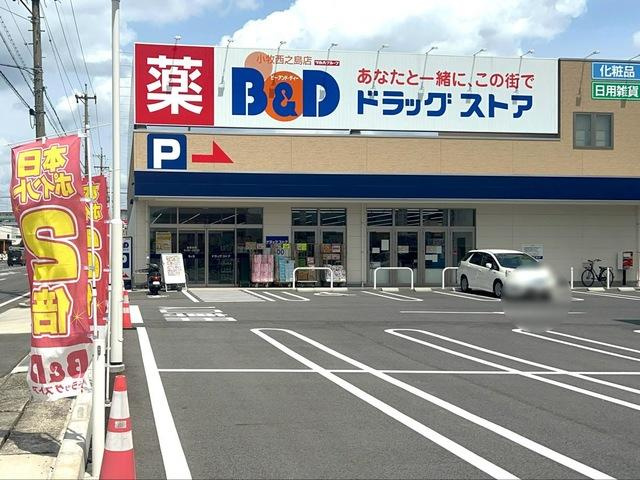 ルミナス小塚山の周辺|B＆Dドラッグストア小牧西之島店まで909ｍ