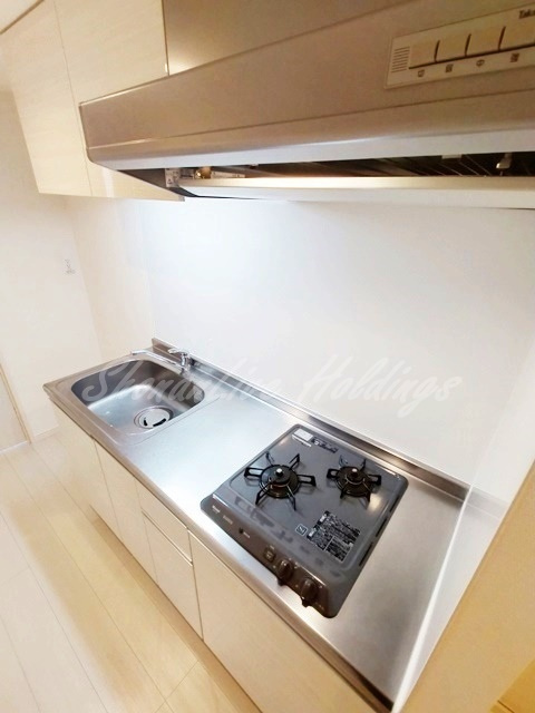 藤沢市大鋸３丁目のアパートのキッチン|二口コンロ付きキッチン♪