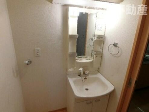 グリーンルーフの洗面所|洗面所です