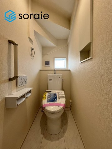 川越市今福　全1棟　新築戸建のトイレ|4/26　撮影