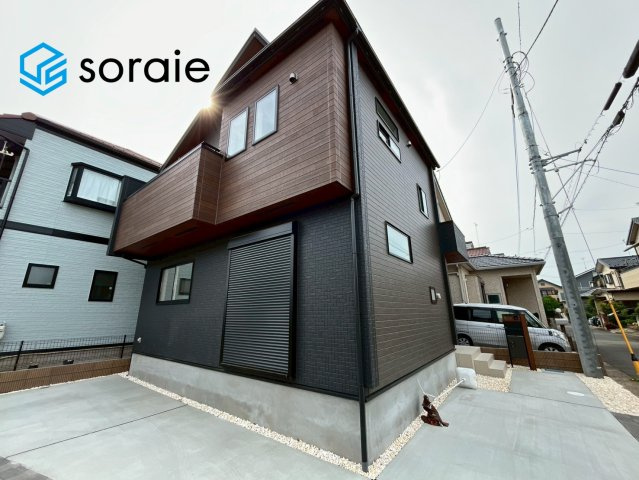 川越市今福　全1棟　新築戸建の外観|4/26　撮影
