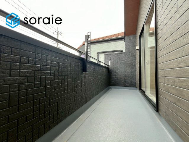 川越市今福　全1棟　新築戸建のバルコニー|4/26　撮影