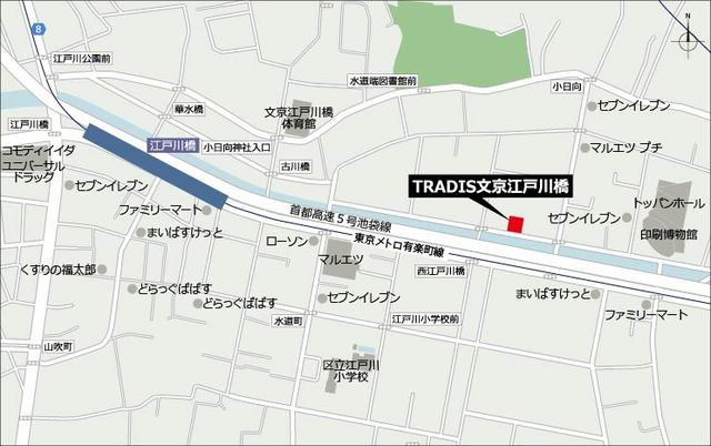 ＣＲＥＡＴＩＦ文京江戸川橋の地図