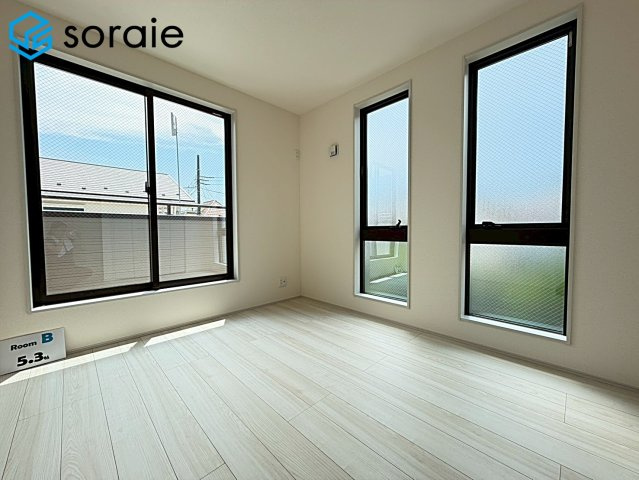 所沢市北秋津第9期全2棟　新築戸建　リーブルガーデンの洋室|2026/7/21撮影