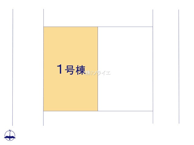 所沢市北秋津第9期全2棟　新築戸建　リーブルガーデンの区画図